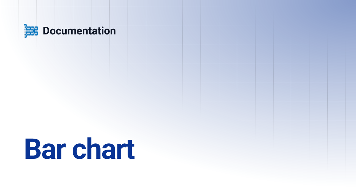Bar chart | Documentation
