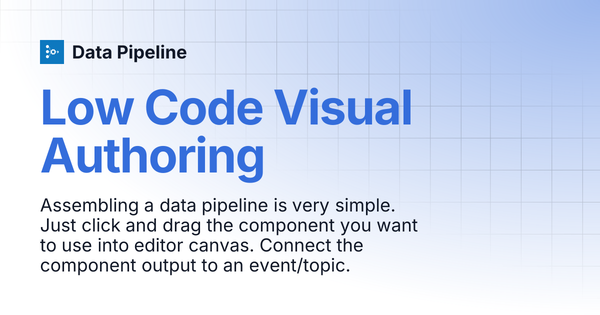 Low Code Visual Authoring | Data Pipeline