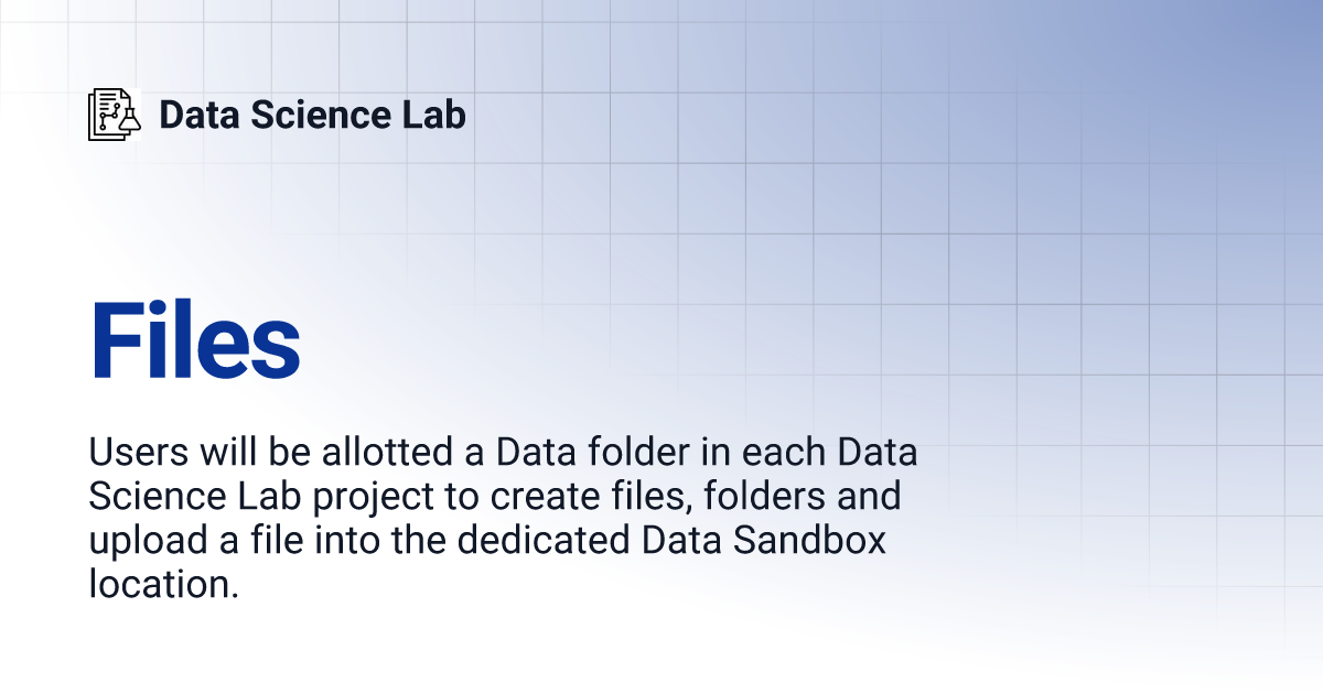 Files | Data Science Lab