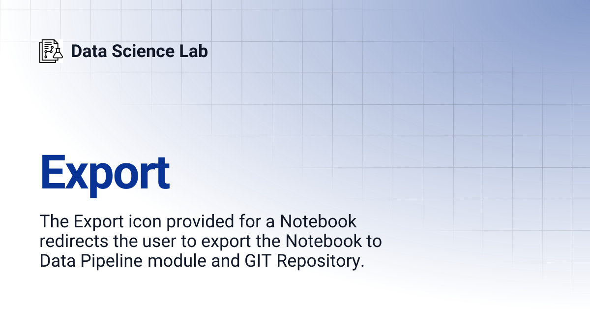 Export | Data Science Lab