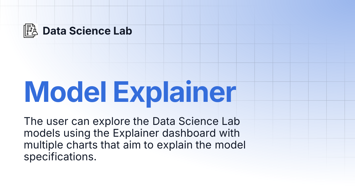 Model Explainer | Data Science Lab